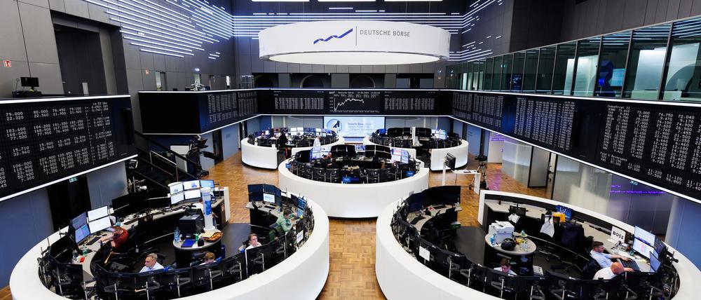 Börse Frankfurt: Nur wenige der wertvollsten Börsenkonzerne der Welt kommen aus Deutschland (Archivbild)