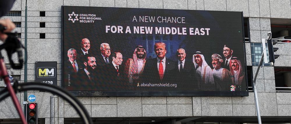 Seite an Seite: Eine „Koalition für regionale Sicherheit“ wirbt in Tel Aviv für einen „neuen Nahen Osten“.