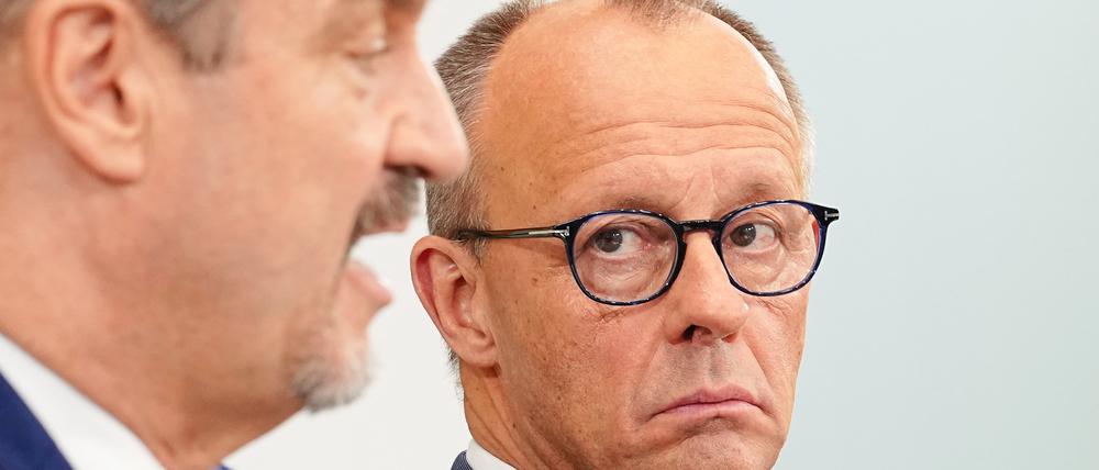 „Passt scho“, sagt CSU-Chef Markus Söder zu den Ergebnissen des Koalitionsausschusses vom Mittwochabend. In der CDU von Friedrich Merz sehen das sehr viele nicht so.
