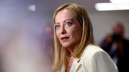 Die italienische Ministerpräsidentin Giorgia Meloni.