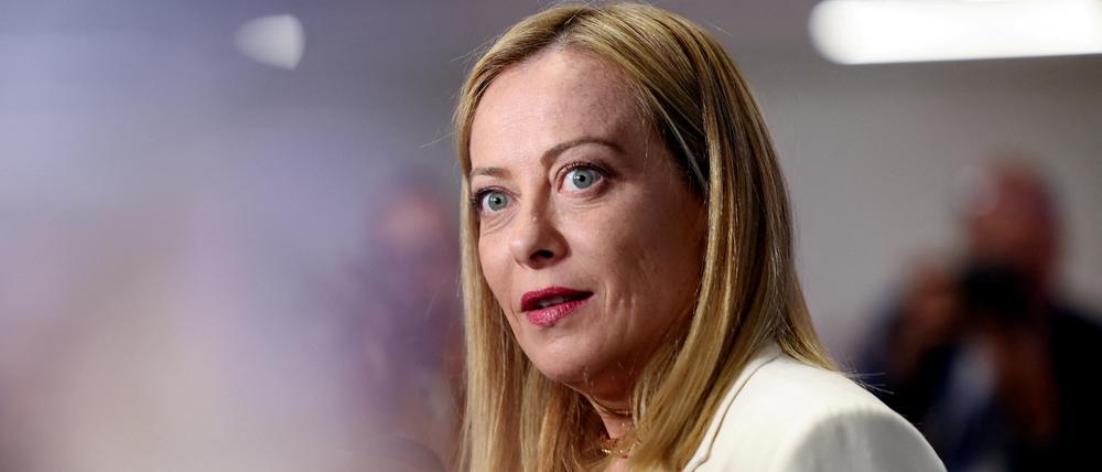 Die italienische Ministerpräsidentin Giorgia Meloni.