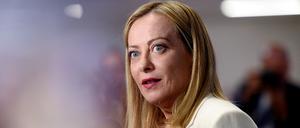 Die italienische Ministerpräsidentin Giorgia Meloni.