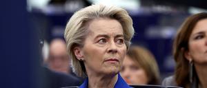 Muss sich kommende Woche einem Misstrauensvotum stellen: EU-Kommissionschefin Ursula von der Leyen.
