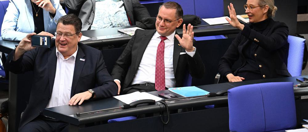 Besonders AfD-Abgeordnete sind in der Vergangenheit durch einen rauen Ton im Parlament aufgefallen. (Archivfoto)