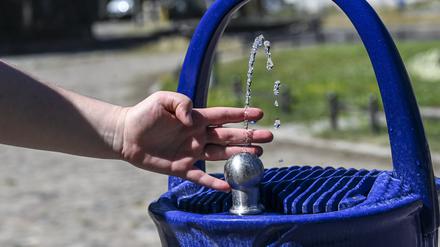 Ein Trinkbrunnen.