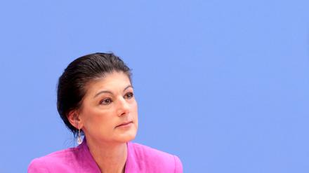 Sahra Wagenknecht, Parteivorsitzende vom Bündnis Sahra Wagenknecht (BSW).
