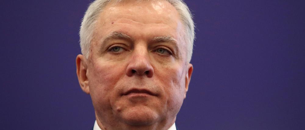 Andrej Badalow beim Internationalen Wirtschaftsforum in St. Petersburg 2023.