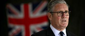 Unsicherer Blick in die Zukunft: Keir Starmer, britischer Premierminister.