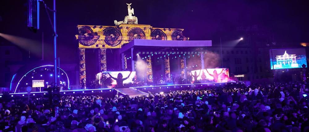 Silvester 2024 am Brandenburger Tor. (Archivbild)