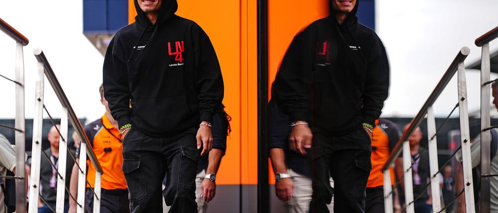 Schnellster des Trainingstags in Silverstone: McLaren-Fahrer Lando Norris.