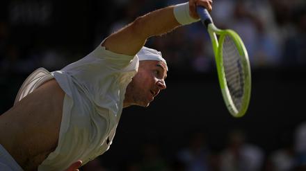 Trotz seines starken Aufschlags musste sich Jan-Lennard Struff geschlagen geben.