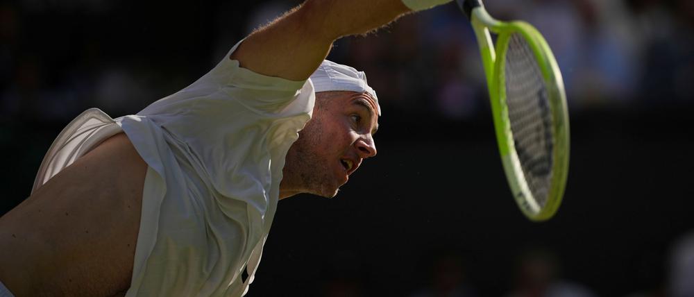 Trotz seines starken Aufschlags musste sich Jan-Lennard Struff geschlagen geben.
