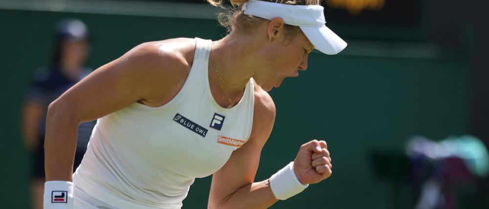 Laura Siegemund darf jubeln.