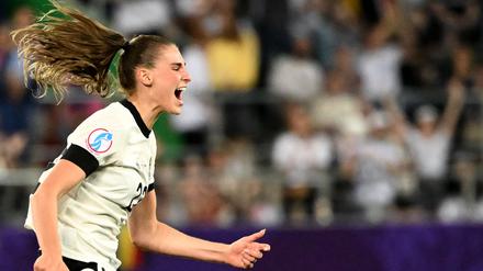 Jule Brand erzielte das 1:0 für Deutschland.