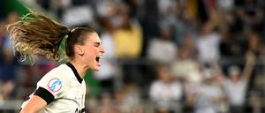 Jule Brand erzielte das 1:0 für Deutschland.