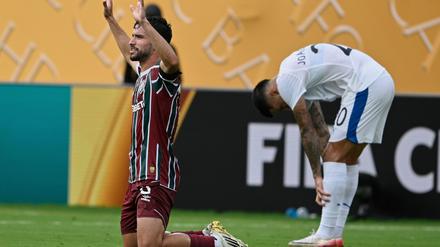 Matheus Martinelli von Fluminense jubelt nach seinem Tor gegen Al-Hilal.