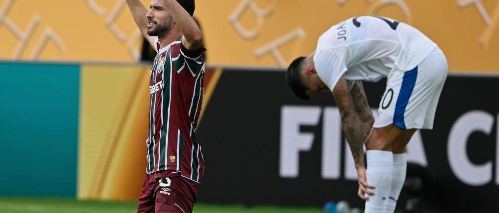 Matheus Martinelli von Fluminense jubelt nach seinem Tor gegen Al-Hilal.