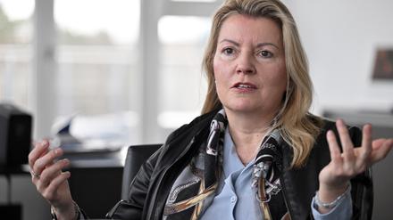 Die scheidende Geschäftsführerin der Energie und Wasser Potsdam (EWP), Christiane Preuß.
