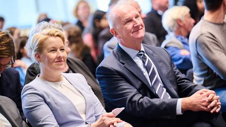 Zwei herausgehobene Vertreter der SPD in der Hauptstadtregion: Franziska Giffey und Dietmar Woidke.