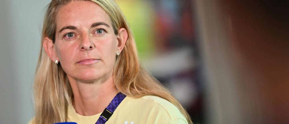 DFB-Direktorin Nia Künzer erklärt den Ausfall von Giulia Gwinn.