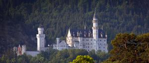 Das Schloss Neuschwanstein im Morgenlicht (Symbolbild)