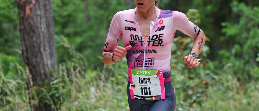Triathletin Laura Philipp war in Roth eine Klasse für sich.