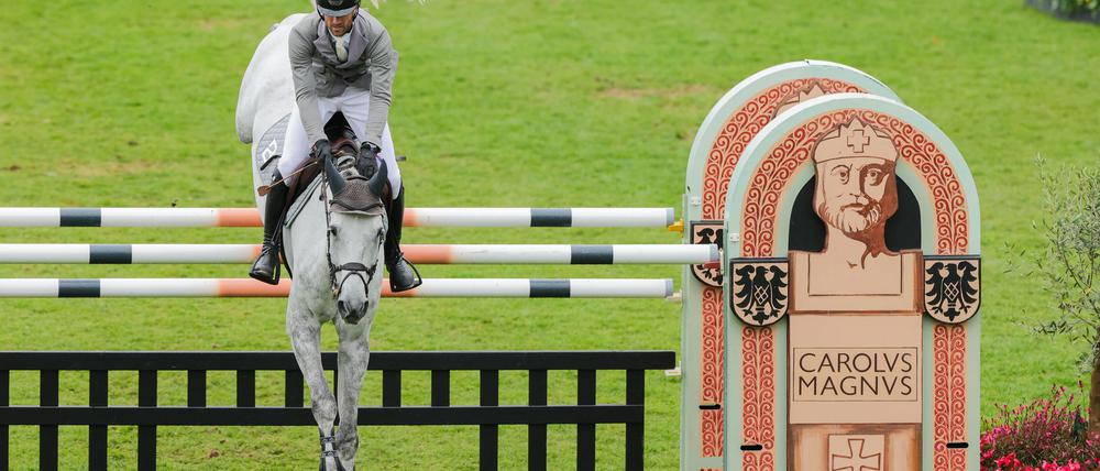 Christian Kukuk reitet mit Checker stark beim CHIO.