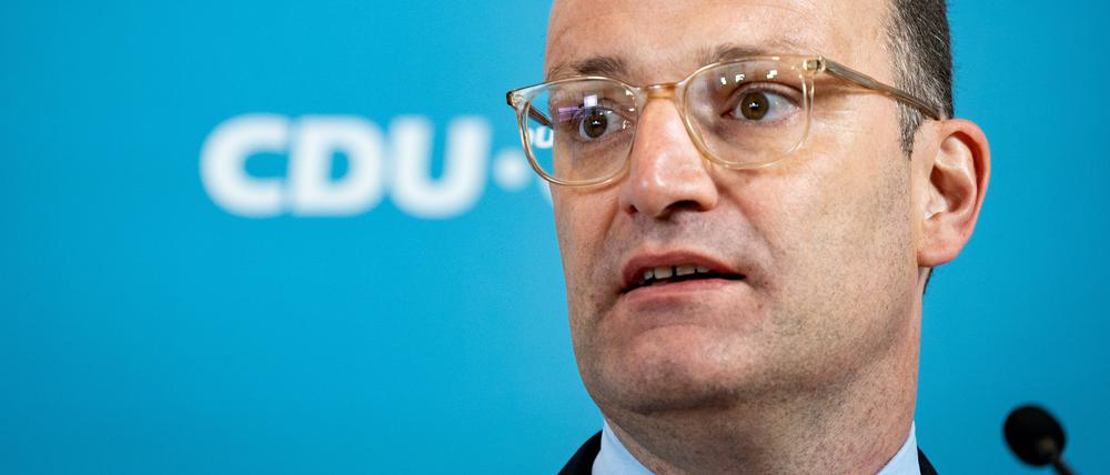 Jens Spahn im Bundestag in Berlin.