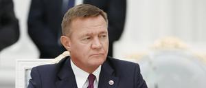 Der russische Verkehrsminister Roman Starowoit nimmt an einer Sitzung des Staatsrates zur Exportentwicklung im Kreml in Moskau teil (Archivbild).