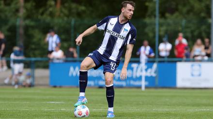 Pascal Klemens im Testspiel gegen Ludwigsfelde. Er wird wohl mehrere Wochen ausfallen.