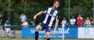 Pascal Klemens im Testspiel gegen Ludwigsfelde. Er wird wohl mehrere Wochen ausfallen.