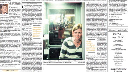 Die Seite "werbinich" damals im Tagesspiegel 2006.