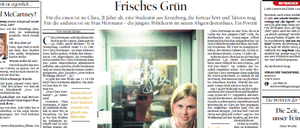 Die Seite "werbinich" damals im Tagesspiegel 2006.