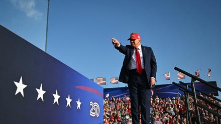 US-Präsident Donald Trump in Des Moines.
