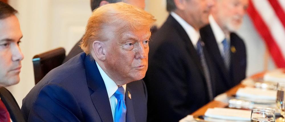 US-Präsident Donald Trump will sich in Sachen Zölle nicht festlegen.