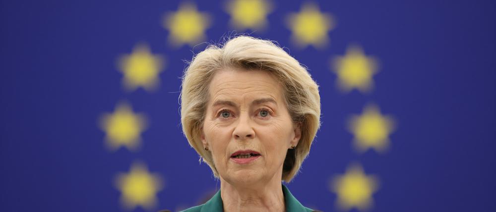Das Gesicht der Krise: EU-Kommissionspräsidentin Ursula von der Leyen.
