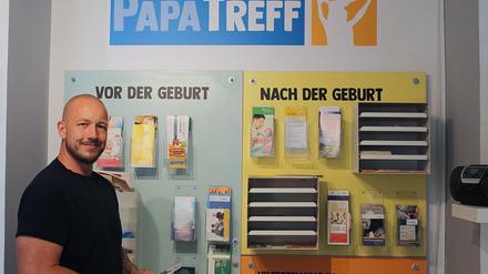Frank Schröder hat den "Papa-Treff" in der Hellersdorfer Promenade aufgebaut.