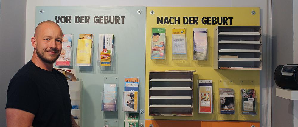 Frank Schröder hat den "Papa-Treff" in der Hellersdorfer Promenade aufgebaut.