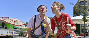 Das Stadtteilfest am Schlaatz.