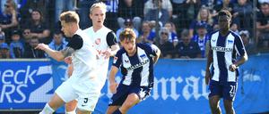 Maurice Krattenmacher (Mitte) war gegen Havelse auffallend gut. 
