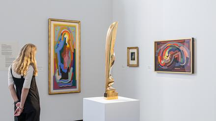 Nach langer Zeit wiedervereint: die Arbeiten der  Gruppe „Abstraction-Création“, hier mit Werken von Albert Gleizes und Etienne Beothy.