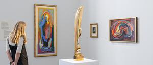 Nach langer Zeit wiedervereint: die Arbeiten der  Gruppe „Abstraction-Création“, hier mit Werken von Albert Gleizes und Etienne Beothy.
