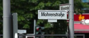 Ein Schild „Mohrenstraße“ am Zieten-Platz in Mitte. (Archivbild) 