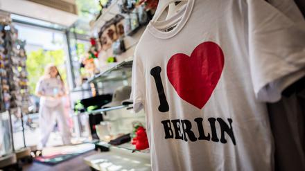 Die Kombination aus „I“ und einem Herz ist auf vielen T-Shirts zu finden. 