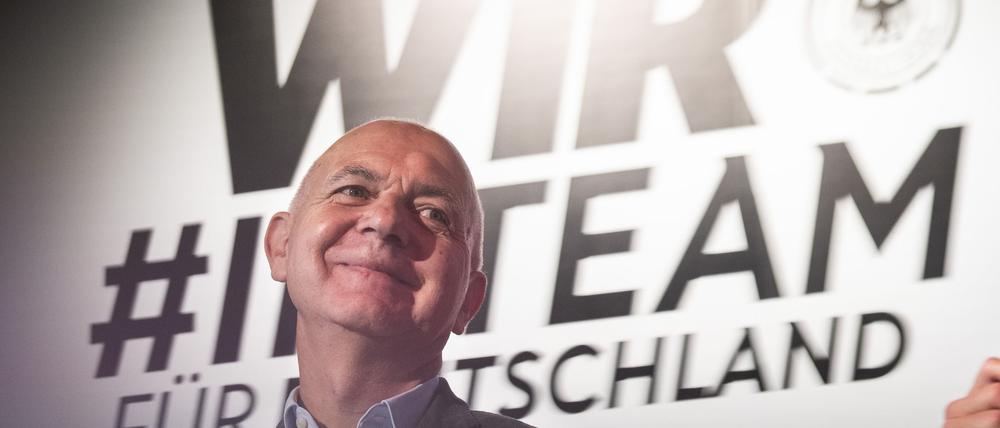 DFB-Präsident Bernd Neuendorf auf EM-Besuch in Zürich 