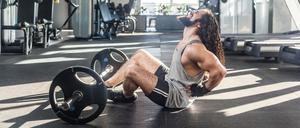 Rückenschmerzen nach dem Krafttraining.