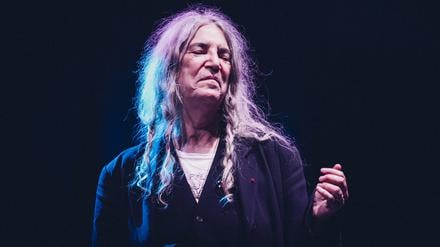 Singer-Songwriter Patti Smith 2015 in Mailand.