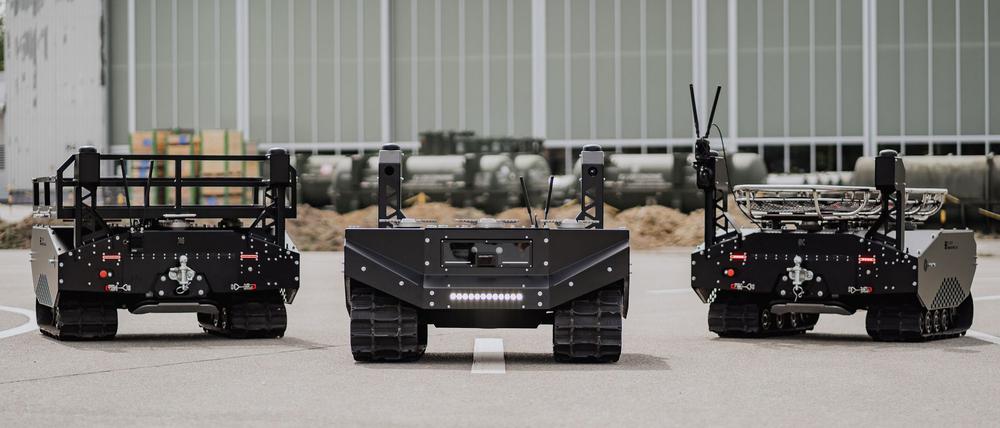 Militärroboter: Arx Robotics entwickelt autonome, unbemannte Militärfahrzeuge.