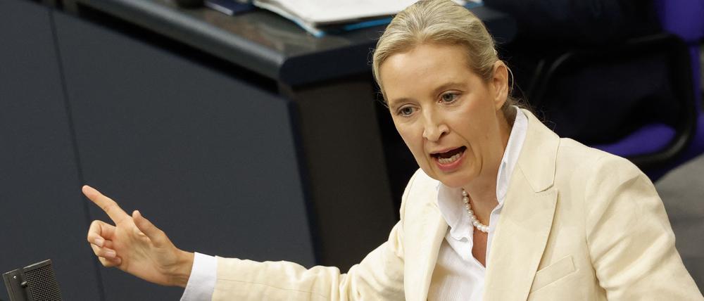 Alice Weidel im Bundestag