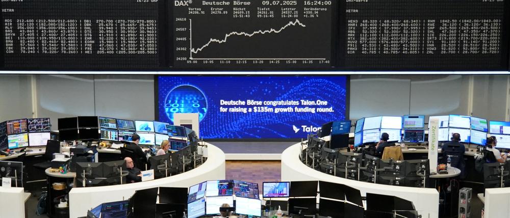 Die Börse in Frankfurt